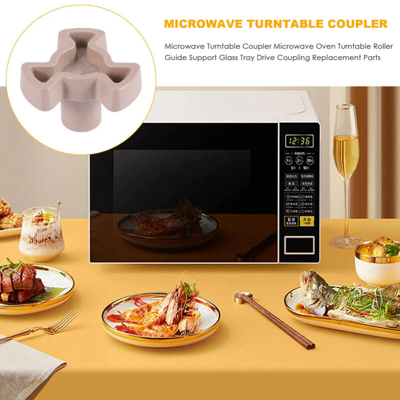 Description Picture 6 of itemB06B-Microwave Turntable Coupler Microwave Oven Turntable Roller Guide Support Glass Tray Drive Coupling Replacement Parts