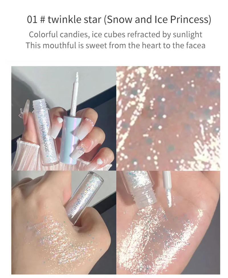 Description Picture 5 of itemEye shadow liquid pearlescent fine shiny film high gloss sleeping silkworm brightening liquid eye shadow