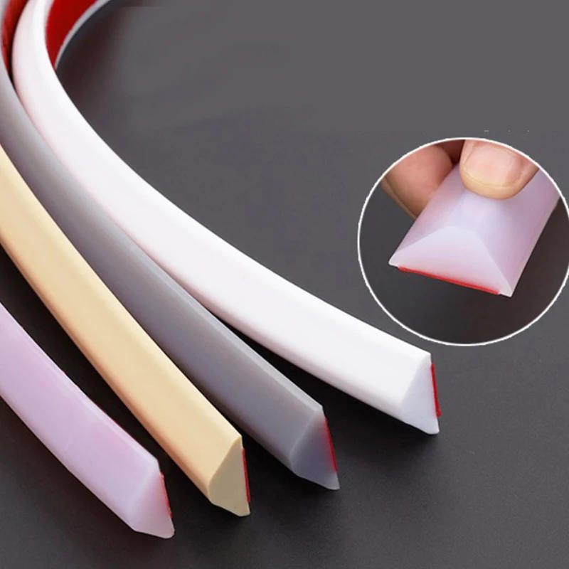 Description Picture 2 of item1m Bathroom Water Stopper Water Retaining Strip Bendable Bathroom Door Washing Machine Shower Threshold Water Shower Dam Barrier