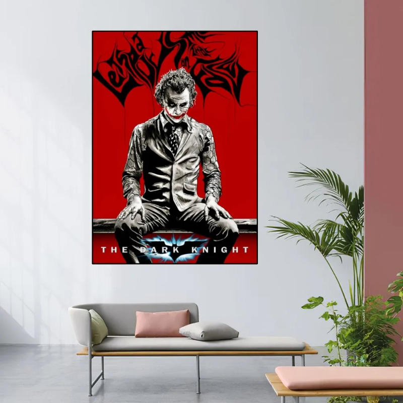Description Picture 4 of itemBEAST KINGDOM The Dark Knight B-Batman Poster Home Room Decor Livingroom Bedroom Aesthetic Art Wall Painting Stickers