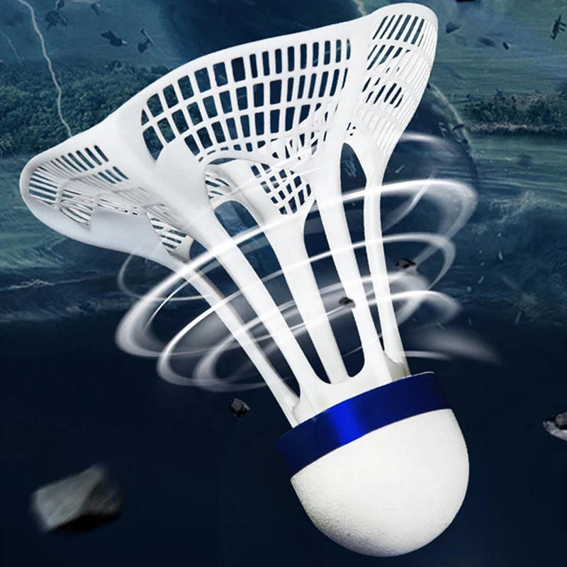 Description Picture 3 of item3Pcs Windproof Badminton Wind Resistance Shuttlecock Ball Training Accessoires Sport Supplies Multicolor Nylon Badminton