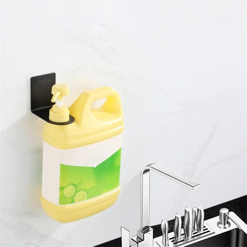 Description Picture 4 of itemShampoo Soap Liquid Bottle Holder Hook Bracket Shower Gel Bottle Rack Hook Stand 6XDD