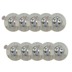 GTBL 50PCS LED Coaster White,Light Up Coasters,LED Sticker Lights,Wine Bottle Lights,For Drinks,Bar Accessories,Party,Wedding