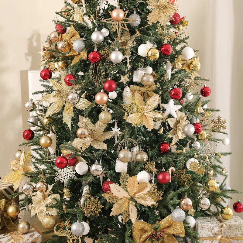 Description Picture 5 of item24/36Pcs Christmas Balls 4CM Ball Christmas Tree Pendant Ornaments for Home Party Decor 2025 New Year Navidad Gifts Accessories