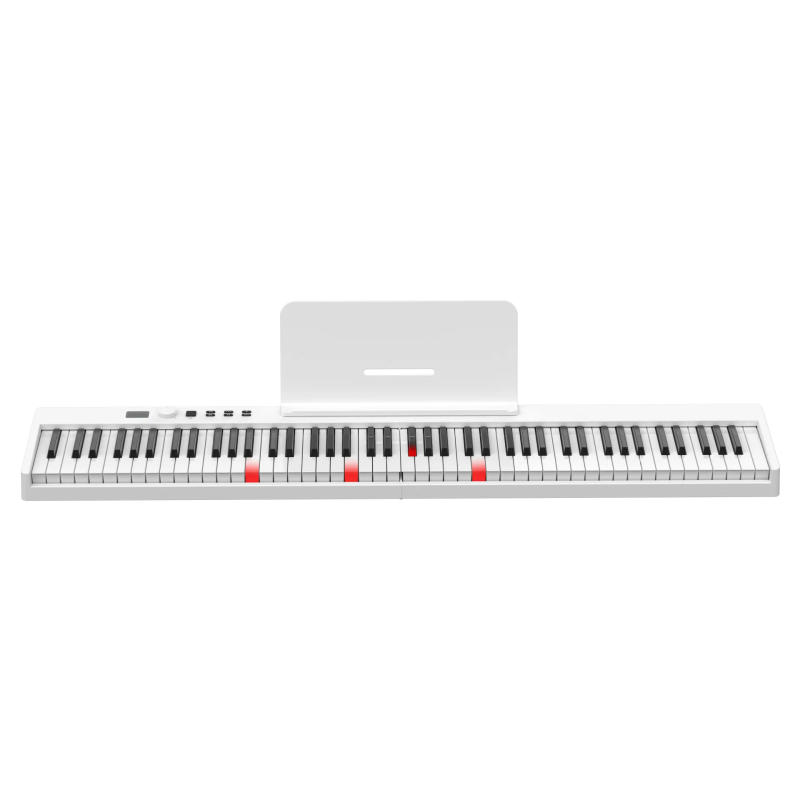 Description Picture 4 of item88Keys Foldable Electronic Piano Multifunctional Portable Digital Piano 128 Rhymes for Student Musical Instrument