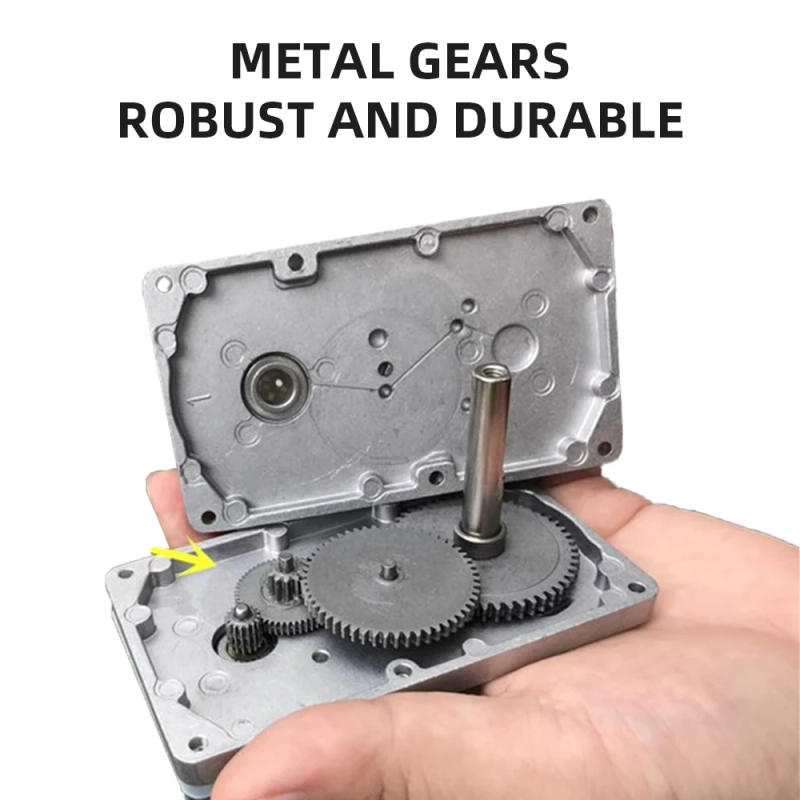 Description Picture 2 of item7-Type 555 Geared Motors Metal Gear DC Geared Motor 12V 24V Reciprocating Mechanism Eccentric Wheel Accessories