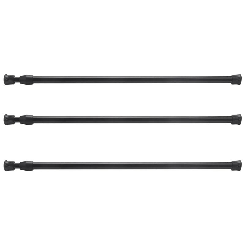 Description Picture 2 of item3PCS Spring Curtain Rods 16 To 28 Inch Tension Rod Spring Curtain Rod Adjustable Curtain Rod Expandable Curtain Rod