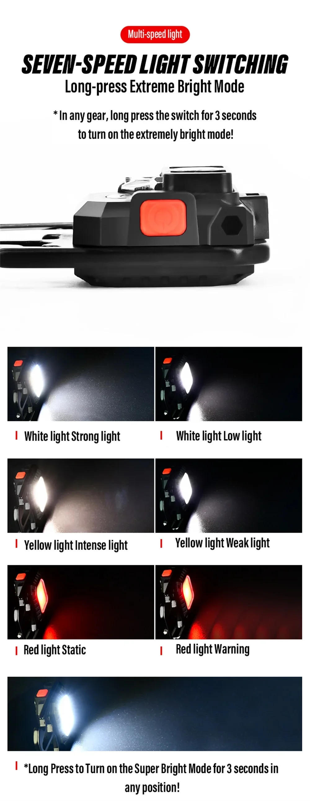 Description Picture 6 of itemRechargeable Mini COB Keychain Light, Multi-function Super Bright Flashlight, Outdoor Camping Light with Magnet, Screwdriver
