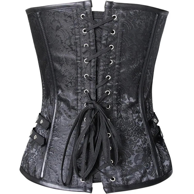 Description Picture 4 of itemSteampunk Overbust Corset Retro Gothic Clothing Women Clubwear Bustiyer Corselet