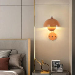 LED Nordic  Wall Lamp Mushroom Light For Living Room Bedroom Bedside Hallway Study Restaurant Backwall Indoor Decorations Lights