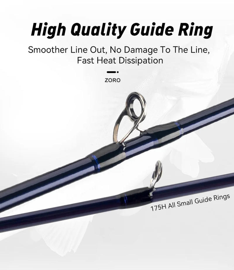 Description Picture 5 of itemLEYDUN ZORO Light Fishing Rods 145M/H 58g/55g 175H 63g Tianium Tip Cuttlefish leydun  Casting Rod Squid Boat webfooted