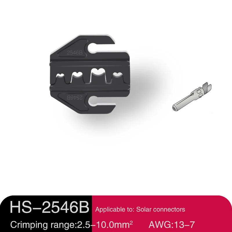 Description Picture 6 of itemHS Crimping pliers jaw 9 inches pliers for Spring Insert, Pre-Insulated, Waterproof, Tube Type, Coaxial Cable Termination jaw