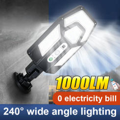 Newest Ultra Bright Solar Lamp Outdoor 55LED Soalr Light Waterproof Street Lamp With Motion Sensor Solar Garden Courtyard Lights