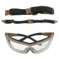 Tan-transparent lens