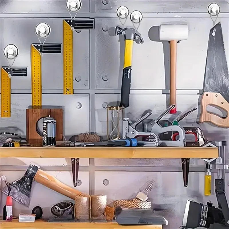 Description Picture 6 of itemD20mm-Swivel Swing Magnetic Hooks, Heavy Duty Neodymium Magnetic Hooks with Epoxy Coating for Refrigerator, Cruise, BBQ Grill To