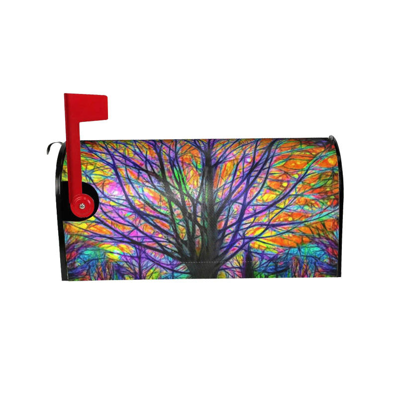 Description Picture 3 of itemGift for Elderly Mother Mailbox Covers Standard Size 18" X 21" Flowers Mailbox Wraps Post Letter Box Cover For Holiday Garden