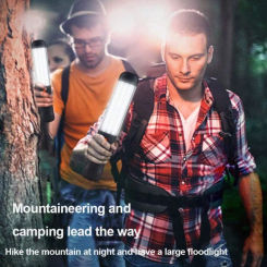 1PC LED Work Light Camping Lantern 3 Mode Floodlight USB Rechargeable Work Lamp with Magnet Hook Waterproof Repair Light LT018