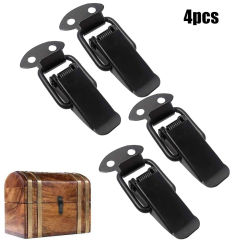 4/10pcs Toggle Latches Spring Loaded Clamp Clips Case Box Latch Catch Hinge Snap Closure Crate Lock Spring Locks Wooden Box Hasp