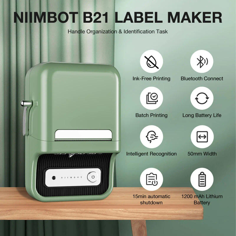 Description Picture 6 of itemNiimbot Label For B1/B21/B3S Mini Portable Thermal Printer Self-adhesive Label Printer For Stickers Niimbot Label Maker Printer