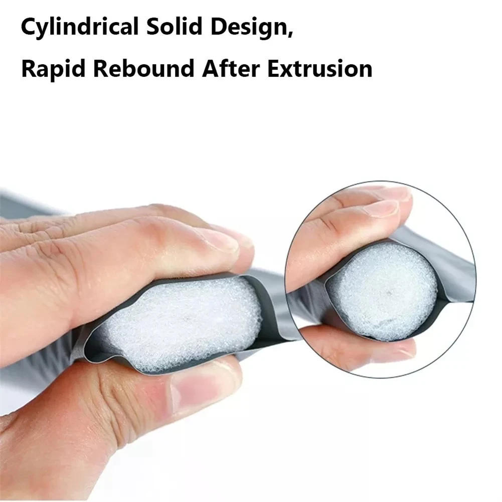 Description Picture 6 of itemSingle Side Self Adhesive Soundproof Tape Leather Weatherstrip Door Sweep for Bedroom House Draft Blocker Isolator Tochtstrip