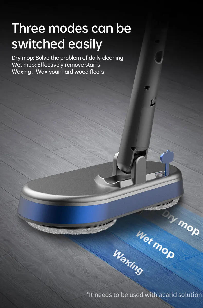 Description Picture 6 of itemcordless electric mop brushes, automatic dual spinning mop, multi functional electric mop