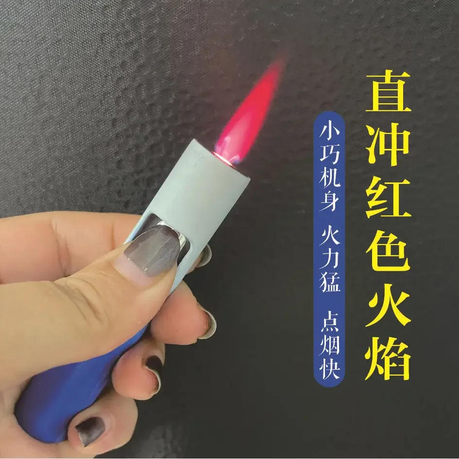 Description Picture 6 of itemMetal Mini Inflatable Lighter Windproof Powder Spray Flame Portable Lighter Cigarette Accessories for Men and Women Small Tools