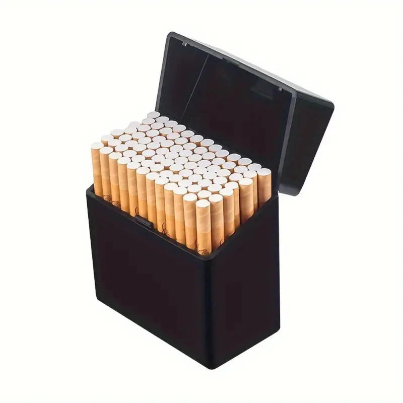 Description Picture 5 of item50 Cigarette Case Plastic Portable Rough Cigarette Storage Box Moisture-proof Sealed Cigarette Case Smoking Accessories