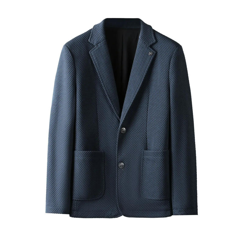 Description Picture 6 of itemMen's Pineapple Pattern Business Casual Blazers Slim Fit Trendy Jacket Smooths Your Silhouette For All Seasons