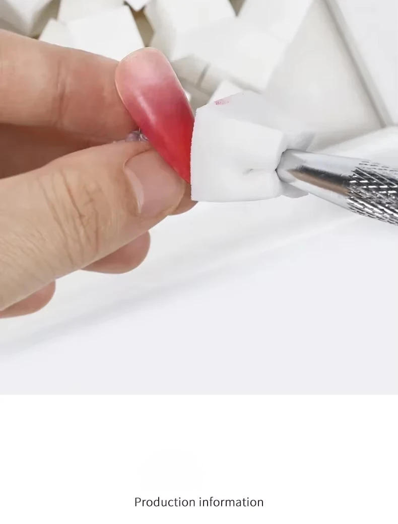 Description Picture 5 of item50/100Pc Nail Art Sponge Gradient Stamper Tools Gel Polish Color Gradient Brush Glitter Powder Dotting Pen Manicure Accessories