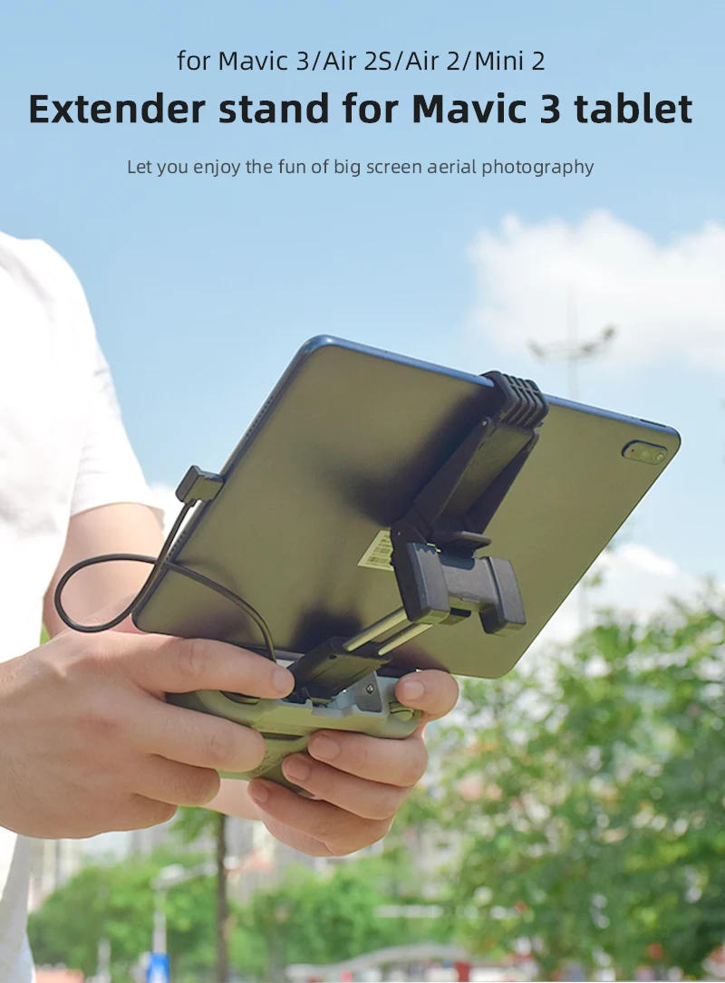 Description Picture 2 of itemTablet Stand for DJI NEO/Mini 4K/Mini 2/Mavic 3/3 Classic/Air 2S/3 RC-N3/N2/N1 Remote Control Extension Stand Clip Accessories