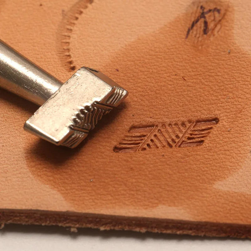 Description Picture 4 of item1Pcs Leather Carving Embossing Tool DIY Handmade Leather Printing Stamp Decorative Pattern Carved