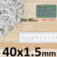 40x1.5mm (White)