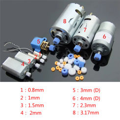 16 Kinds Shaft Gears Spindle Gears Gear-B 2MM 2.3MM 3MM 3.17MM 4MM Worm Plastic DropShipping