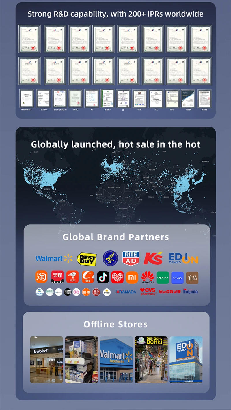 Description Picture 5 of itemBebird Note5 Pro Ear Cleaner Visual Ear Wax Removal Sticks HD Endoscope Tweezers 2 in 1 Earpick Mini Camera Otoscope Health Care