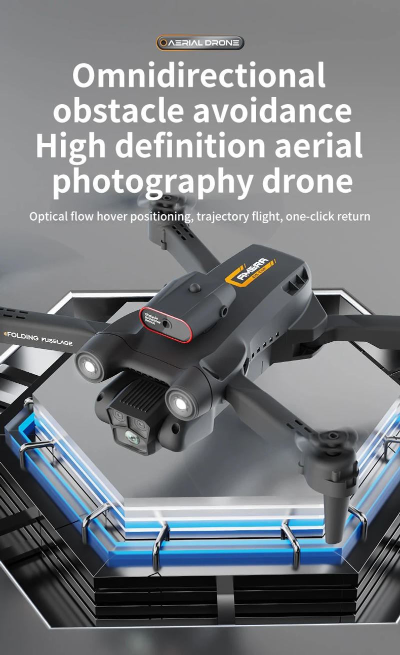 Description Picture 2 of itemNew M17 Max Drone 8K Professinal Optical Flow Dron Triple HD Camera Foldable RC Helicopter WIFI FPV Height Hold Apron Sell LED