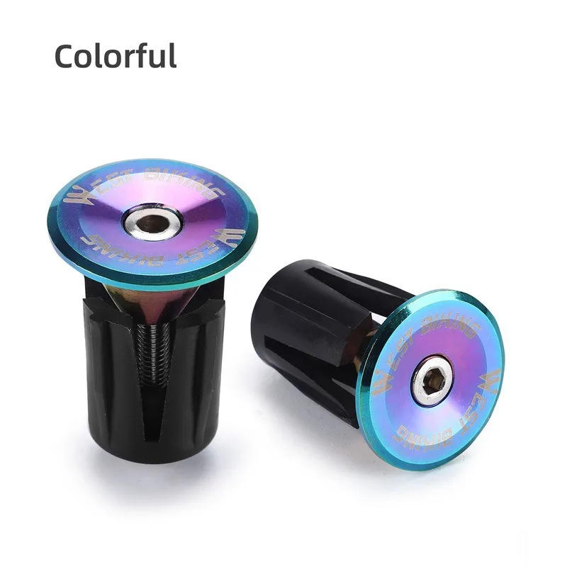 Description Picture 6 of item2PCS Bicycle Handlebar Bar End Plugs Caps Expansion Lock Plug Color Alloy Road Bike Bicycle Handlebar Tape Outerdoor Accessories