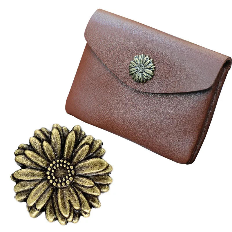 Description Picture 4 of item5pcs Ancient Metal Snap Button Jeans 4in1 Buckle Snap Fastener Wallet Bag Rivet Nail Button Coat Leathercraft Sewing Accessories