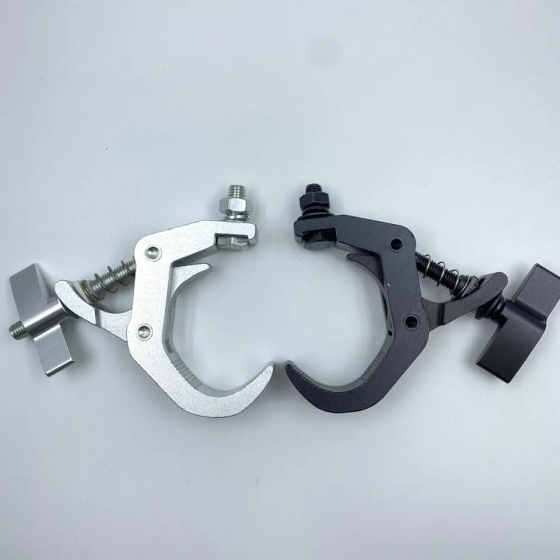 Description Picture 6 of item10pcs Stage Clamp Truss Mount DJ Lighting Effect Machine Aluminum Alloy Hook Moving Head Holder Heavy Duty Tube Tent Claw Hanger