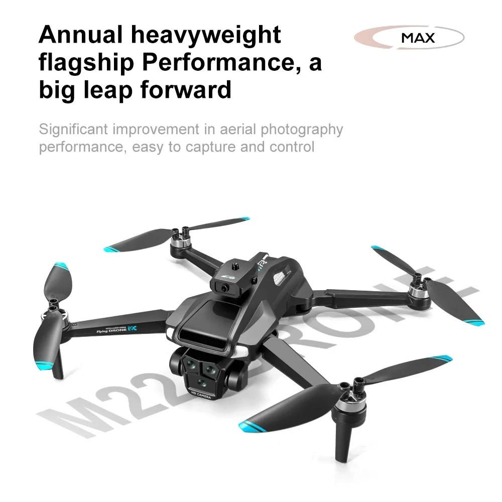 Description Picture 6 of itemM22 Drone 8k Profesional 4K HD Camera Obstacle Avoidance Aerial Photography Optical Flow Foldable Quadcopter Gift 1KM
