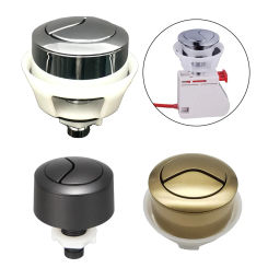 Replacement Toilet Flush Button For Cable Operated Concealed Cistern WC Round Valve Push Button Bathroom                   Hot11