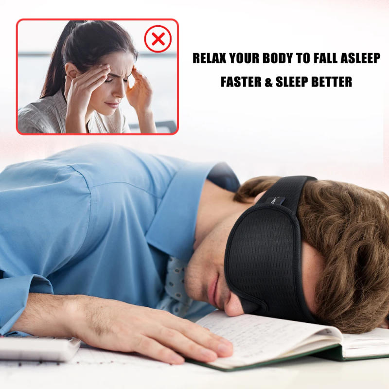 Description Picture 5 of itemBlocking Light Sleeping Eye Mask Soft Padded Travel Shade Cover Rest Relax Sleeping Blindfold Eye Cover Sleep Mask Eyepatch