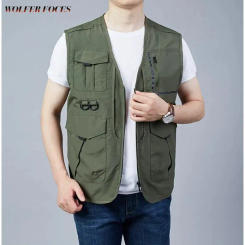 Outerwear Luxury Windbreaker Waterproof Zip Clothing Vest Work Men Sleeveless Men's Jacket Hunting Plus Size Motorcyclist MAN