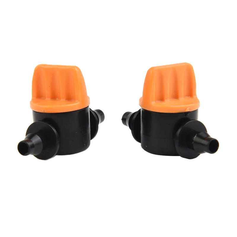 Description Picture 4 of item20Pcs Mini Control Valve For 4/7mm Hose Irrigation Barbed Water Flow Control Valve Garden Water Connector Accessories