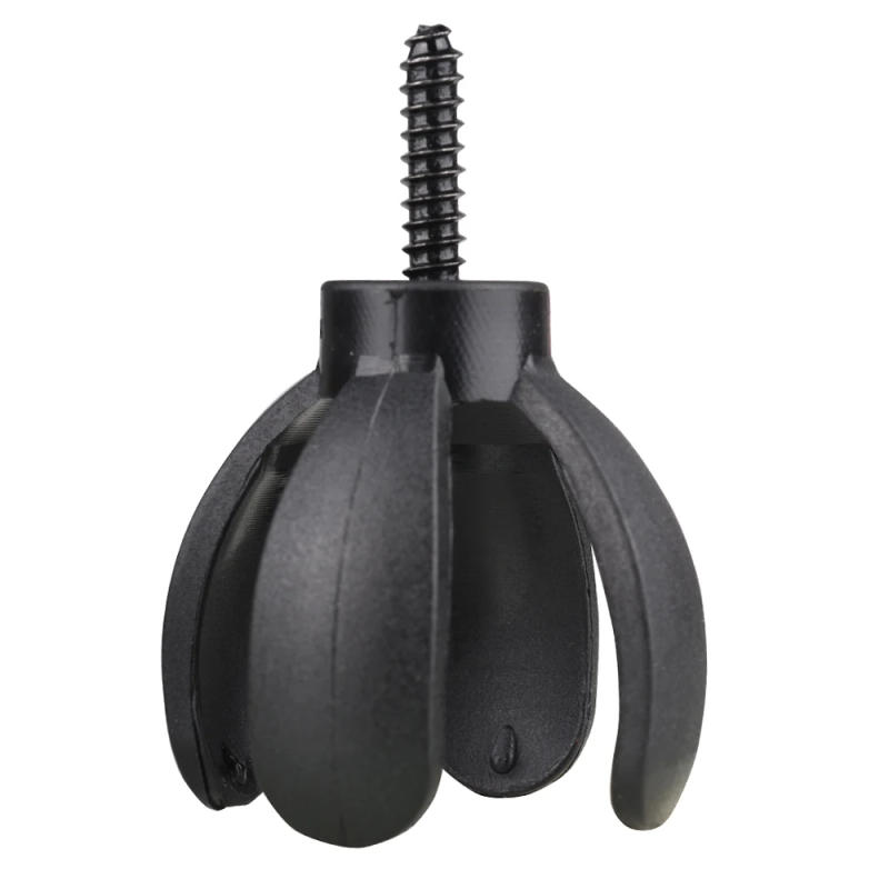 Description Picture 5 of item1 Pieces 4-Prong Golf Ball Pick Up Retriever Grabbers Black Saver Claw Sucker Tools for Putter Grip