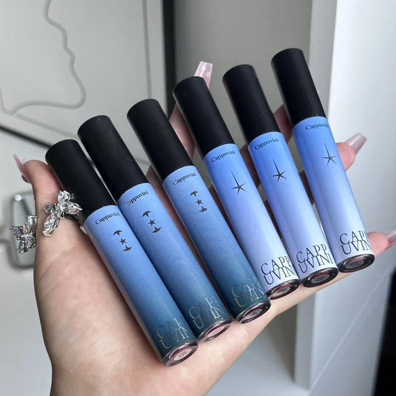 Description Picture 2 of itemMoonlight Velvet Matte Smoky Purple Lip Mud Nude Pink Lipstick Moisturizing Lip Glaze Korean Waterproof Lasting Makeup Cosmetics