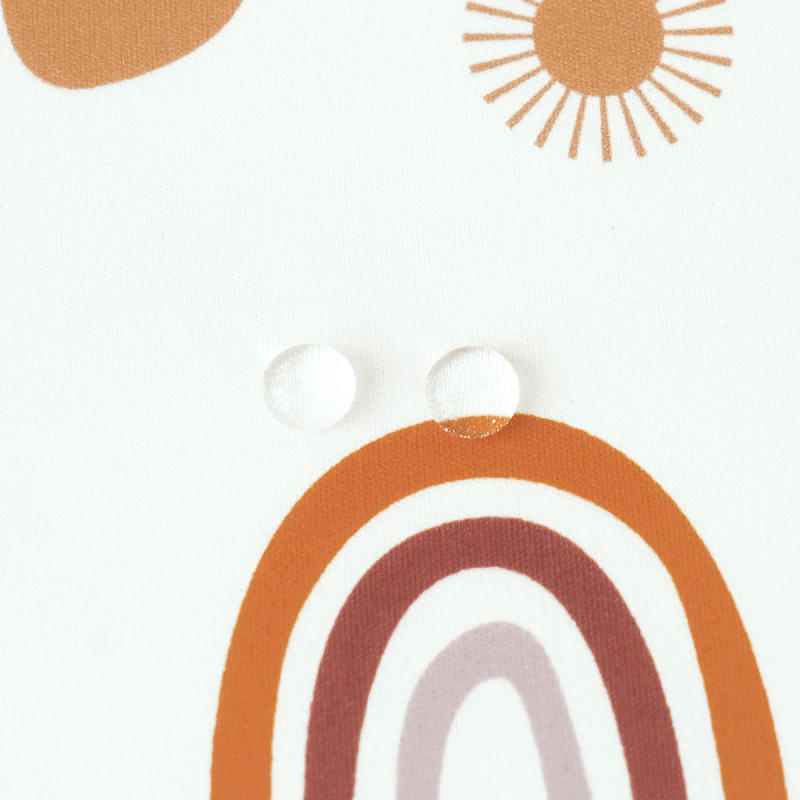 Description Picture 6 of itemHappyFlute New Prints 90*92CM 1Piece Table Use Full Coverage Pocket Waterproof Long Sleeve Coverall High Chair Baby Feeding Bib