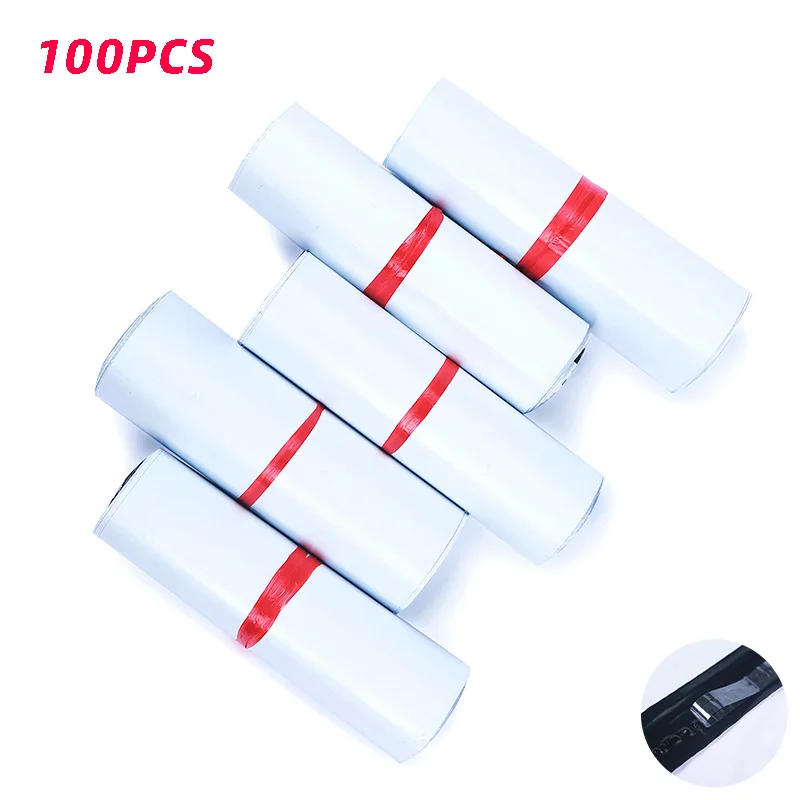 Description Picture 2 of item100pcs/Lots White Courier Bag Express Envelope Storage Bags Mail Bag Mailing Bags Self Seal Plastic Packaging Pouch