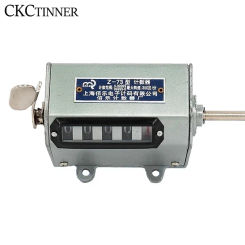 Resettable digital punch counter 5-digits Counter Mechanical Rotating Speed Meter Z-73 Totalizing Pull Counter