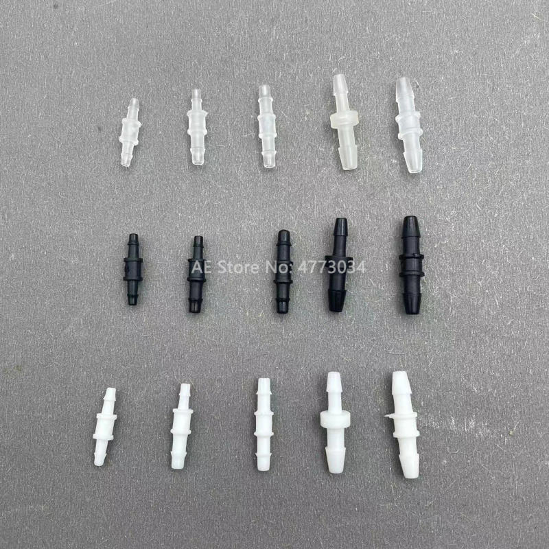 Description Picture 3 of item20PCS Straight Ink Tube Connector Ink Pipe Hose Tubing Plastic Joint For Eco Solvent Water-based DTF UV Printers Mimaki Roland