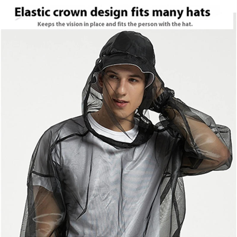 Description Picture 4 of itemUnisex Outdoor Mosquito Repellent Suit Bug Jacket Mesh Hooded Suits Fishing Camping Jacket Insect Protective Mesh Shirt Gloves